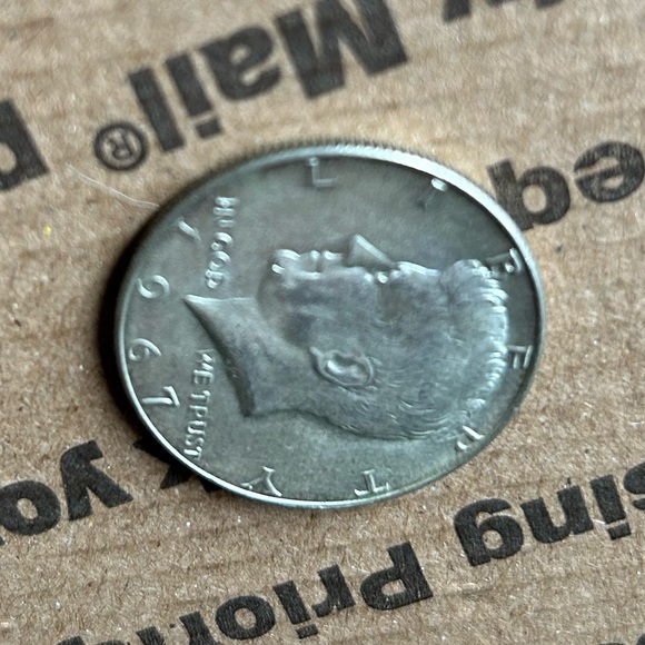 1967 Kennedy Half Dollar Coin - Picture 4 of 7